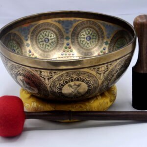 Multi Color Singing Bowl-Healing Bowls for Meditation and Chakras