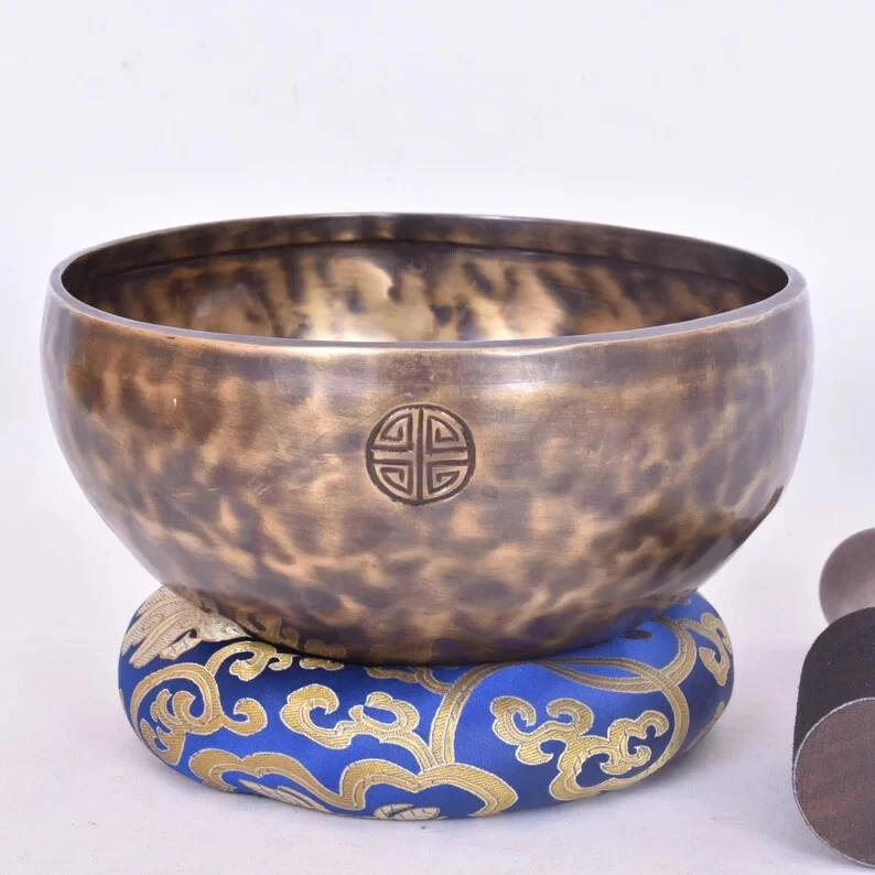 9 inches handmade full moon singing bowl deep sound healing & meditation 9 inches handmade full moon singing bowl deep sound healing & meditation
